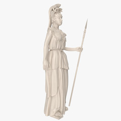 Standing Athena with Spear Left view