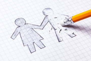The death of husband's favorite man, widow. Loss of loved one. Divorce and severing relations