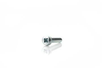 Screw isolated on white backgroud, bolts