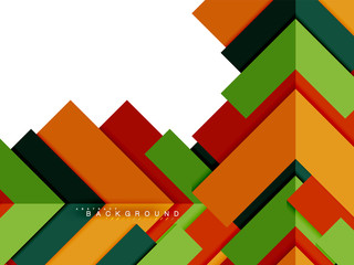 Multicolored abstract geometric shapes, geometry background for web banner