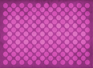 Vintage pink circles pattern