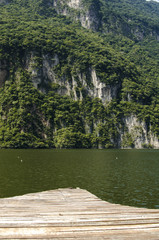 Pier and river