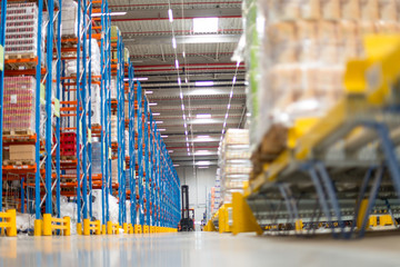 Fully stocked warehouse