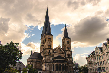 Fototapeta na wymiar Catholic Cathedral in Bonn, Germany