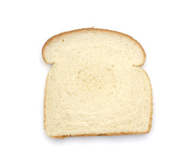 rebanada de pan blanco