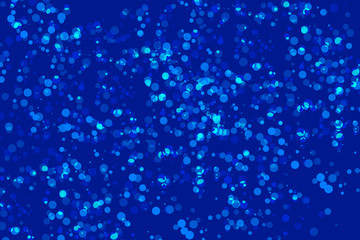 Abstract Sparkling Stars Golden Holiday Background bokeh effect.