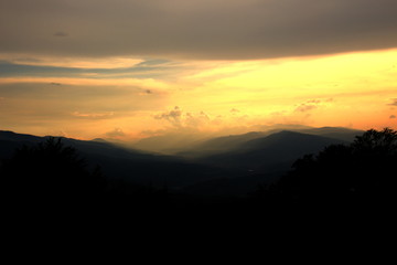 Obraz premium Parang Sunset