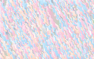 Minimal design. Light gradient background. Abstract pattern with wave lines. Soft colorful striped background.