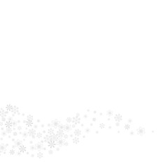 Flying delicate flowers