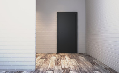 Clean and fresh bathroom with natural light. 3D rendering.