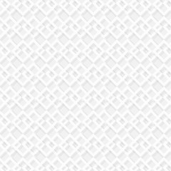 Fototapeta premium Abstract of modern square of white color pattern with shadow background.