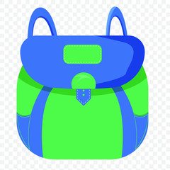Illustration eines Rucksacks