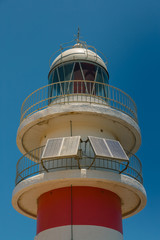 Solarzellen am Leuchtturm von Arinaga