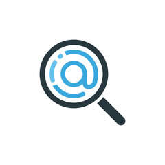 Search Find Website and Email Icon Symbol