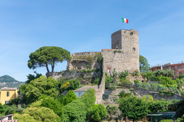 The castle of Chiavari, Genoa, Italy