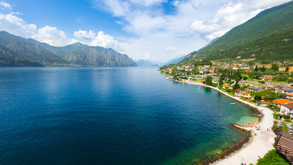 Obraz premium Garda Lake in summer