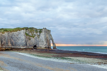 Cliffs in Etretat, France