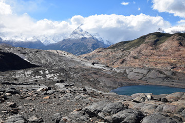 Pics glacés du Parco de los Glaciares en Patagonie argentine