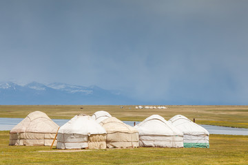 Nice Mountains in Kyrgyzstan country