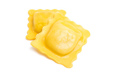 italian ravioli isolated