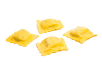 italian ravioli isolated