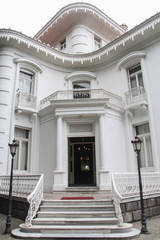 Obraz premium The Atatürk Mansion located in pine forests.