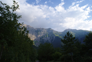Fototapeta premium Sguardo sulle montagne del Gran Sasso