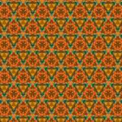 Seamless pattern background. Symmetric vintage fabric texture. Decor for design trendy fashion clothes, textile and print. High resolution desktop wallpaper. Template for hand made products decoration