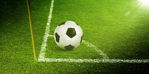 Fußball Eckstoss