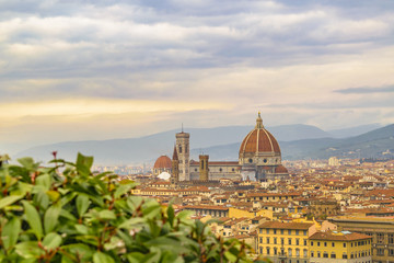 Fototapeta premium Aerial View Florence, Italy