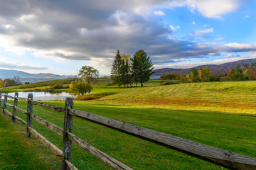 Fototapeta na wymiar Meadow in Vermont