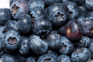 Blueberries close up
