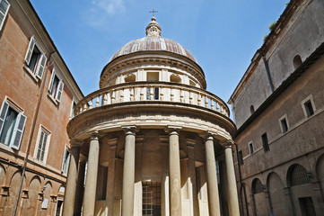 Roma, il tempietto del Bramante in S. Pietro in Montorio