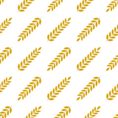 wheat seamless pattern