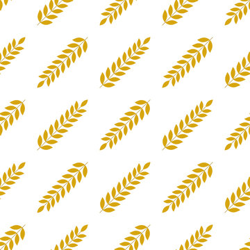 wheat seamless pattern