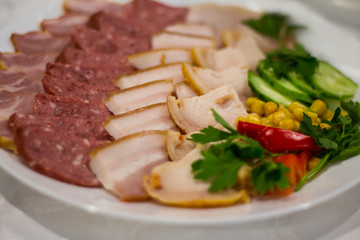 meat and sausage slicing