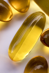 Cod fish liver oil capsules