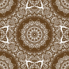 Mandala Style Vector Color Shapes. Abstract design. Decoration for fashion, holiday card, relax