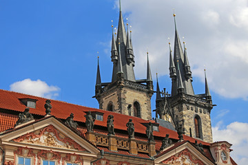 Church of Our Lady Before Tyn in Prague Czech Republic