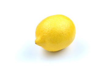Lemon isolated on white background.