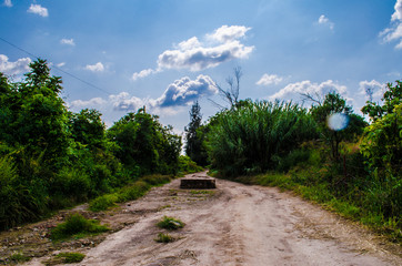 Camino rural Trejos Jalisco México