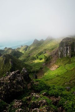 Omena Peak Mountain panorama