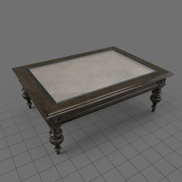 Transitional coffee table