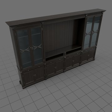 Transitional display cabinet