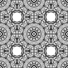 Fototapeta premium pattern with geometric color ornament, design for print fabric, bandana. vector illustration. red tone