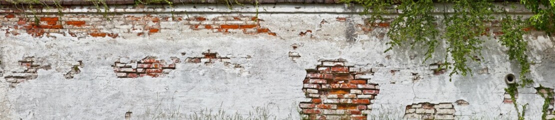 Schöne alte Parkmauer