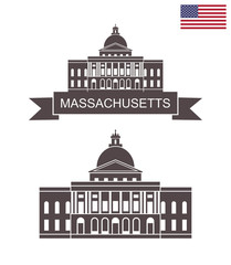 Commonwealth of Massachusetts. Massachusetts State House in Boston
