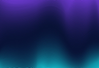 Colored wavy vector background