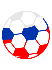 Obraz premium russland russia kontur fan feiern party ball muster flagge gewinner sieger