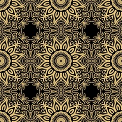 Mandala Style Vector Color Shapes. Abstract design. Decoration for fashion, holiday card, relax illustration